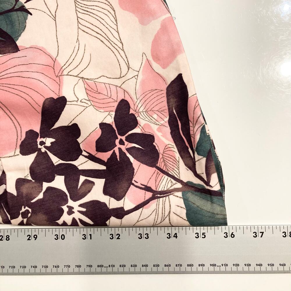 NWT New ALEXIS Pants M Floral Pink Green Super-Wide-Flare Cuffed Palazzo”Dasha” - Picture 13 of 15